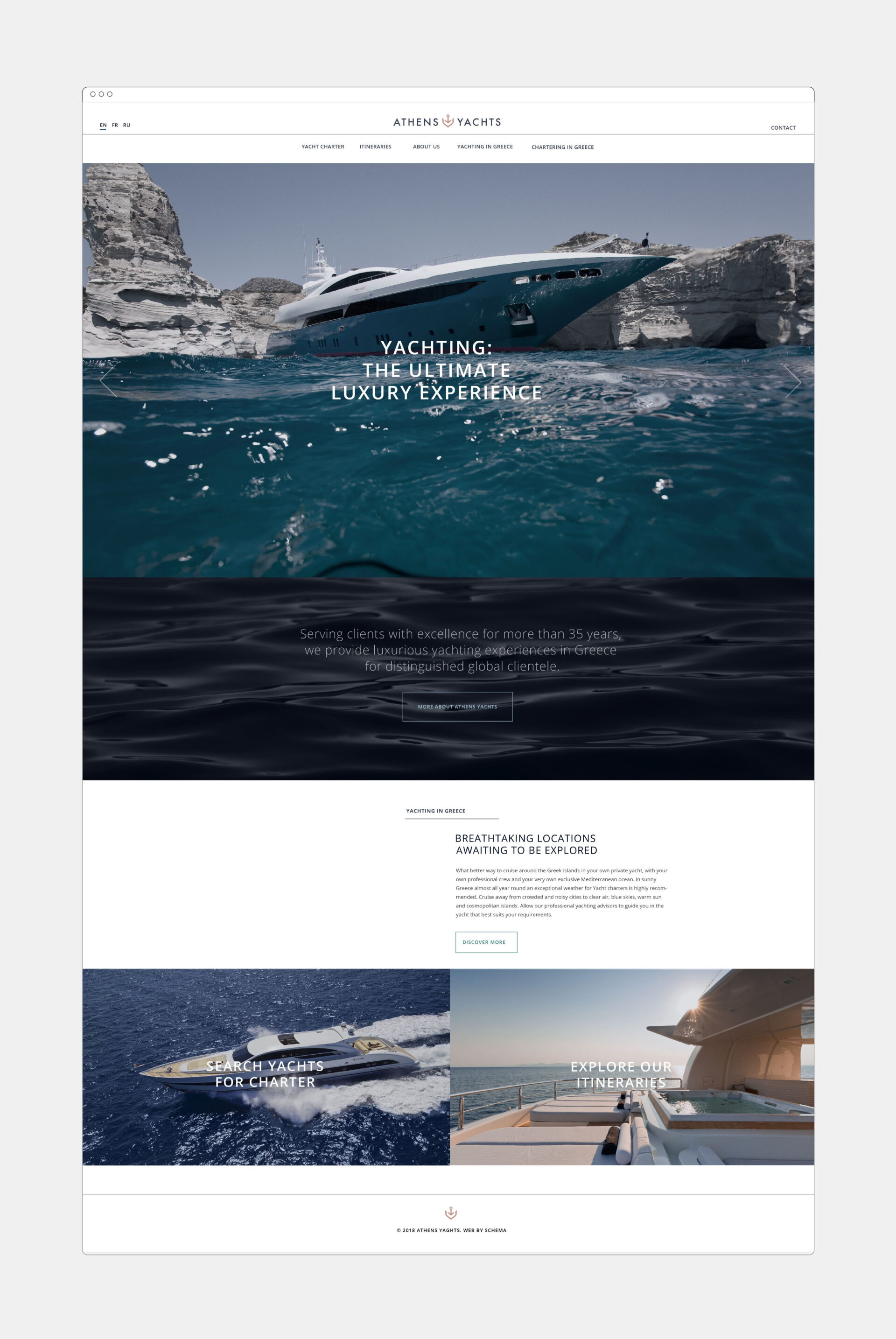 Athens Yachts Website