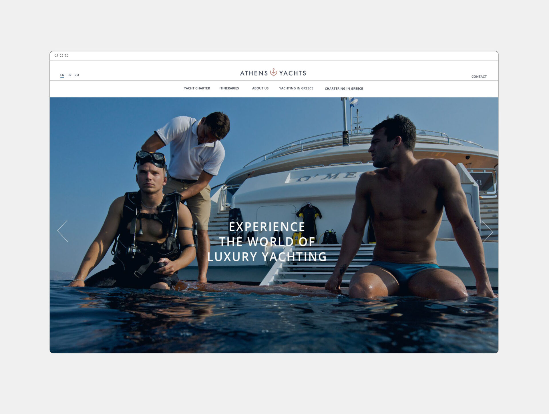 Athens Yachts Website