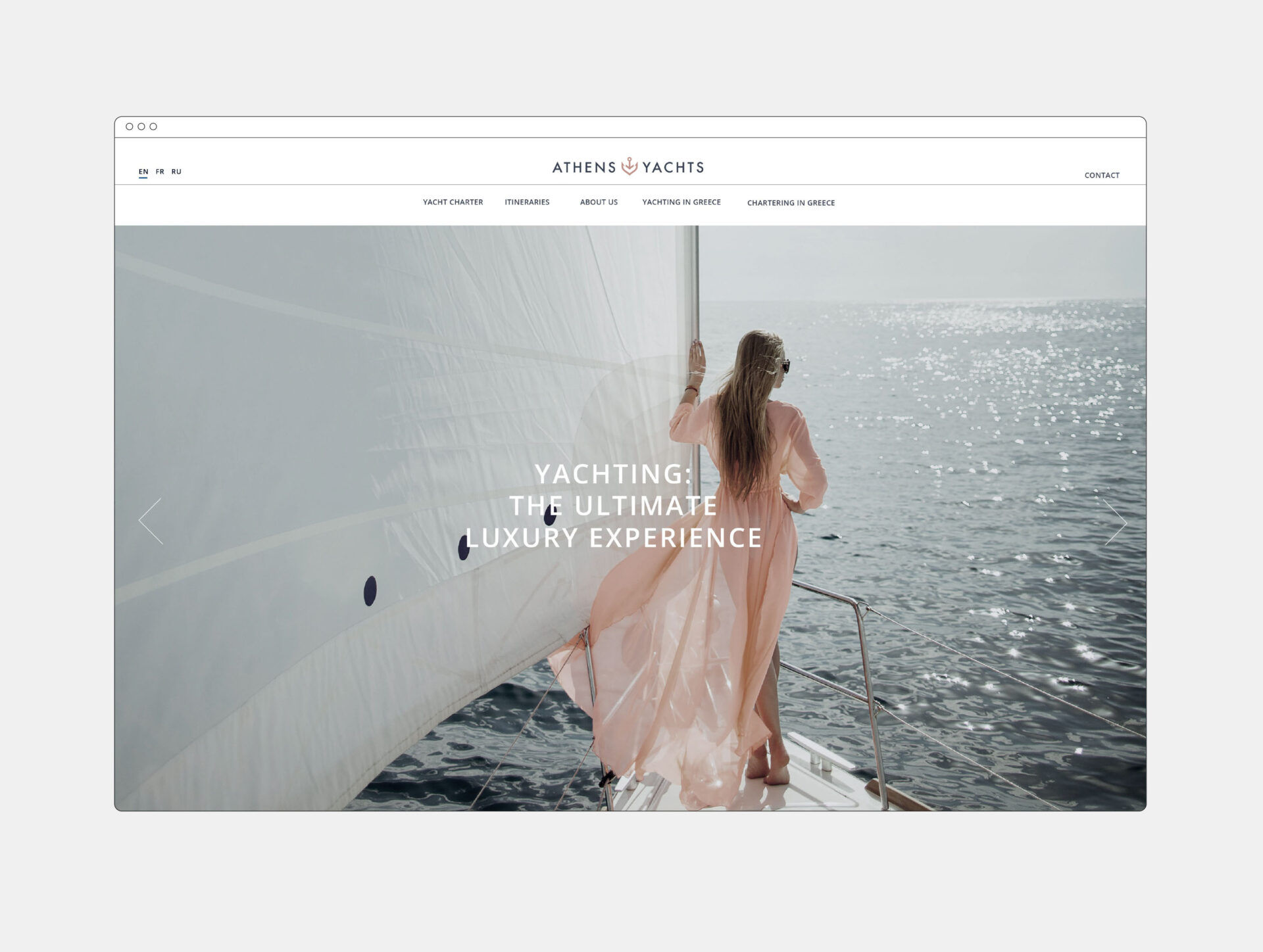 Athens Yachts Website