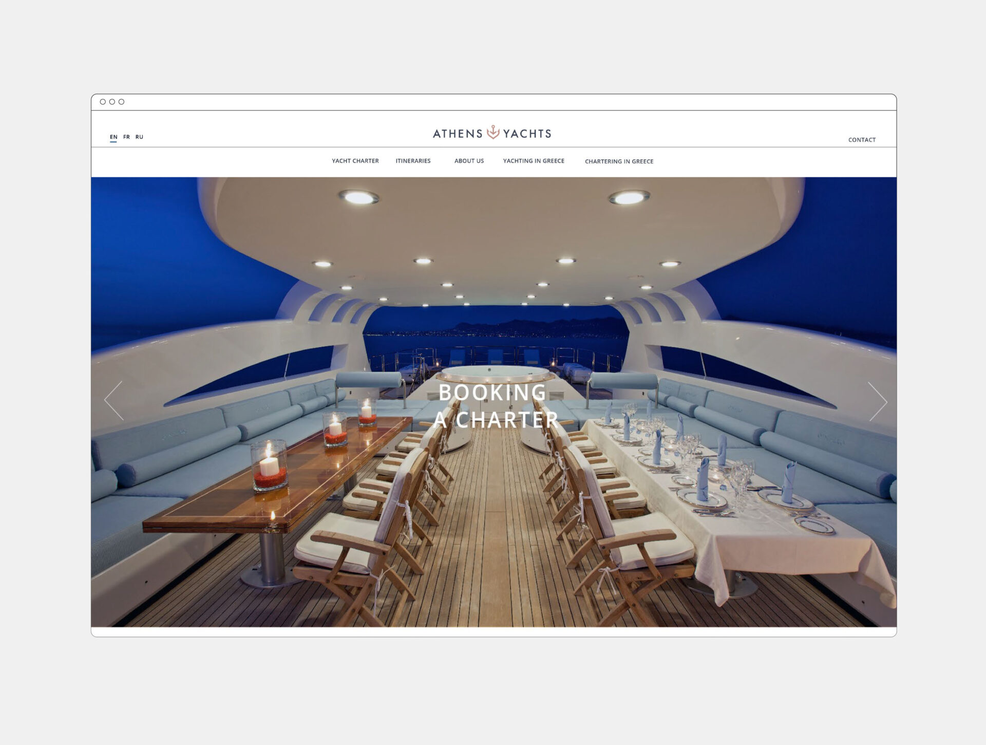 Athens Yachts Website