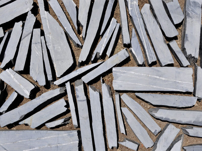 RICHARD LONG Athens Slate Line