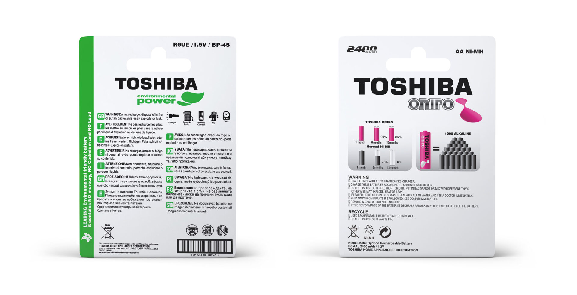 Toshiba Batteries